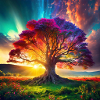 Tree of Life in Sunset
