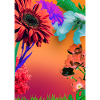 Bold flower canvas