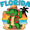 Crocodile Florida Vacation