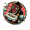 Mandrill Monkey with Soap
