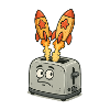 Space rockets in the toaster