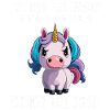 Süßer Einhorn-Kuschellook