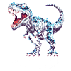 Pixélisé et dangereux | Dinosaure