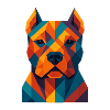 Dog | Dog Head Print / Print / Design