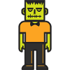 Zombie Halloween Comic Bunt