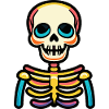 Skeleton Halloween Comic