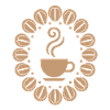 Coffee Cup with Coffee Beans Caffeine