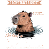 Funny aesthetic Kawaii Capybara