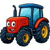 Funny Farm Tractor Print