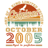 October 2005 Vinatge Retro Birthday Gift