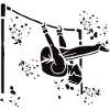 Gymnast high bar artistic gymnastics