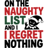 Naughty List Christmas Tee