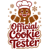 Weihnachtstest-Design für Plätzchenliebhaber