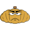Expressive Furious Grumpy Pumpkin