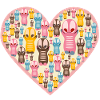 Cute Kawaii Figures Heart