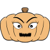 Haunted Halloween Spooky Pumpkin