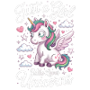 Unicorn T-shirt til piger og kvinder