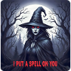 Spell and full moon halloween t-shirt