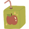 Whimsical Apple Juice Box Design