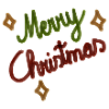 Festive Merry Christmas Handlettering