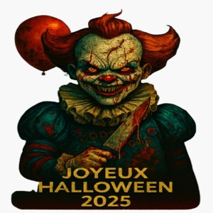 Clown tueur halloween