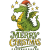 Festive Dragon Christmas