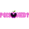 Neon Apple with glitter effect