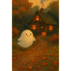 Gespenst im Herbst Wald