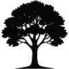 Stylish Tree Art Illustration