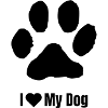 Heartfelt Dog Love Silhouette