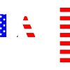Flag Pattern with American Symbols