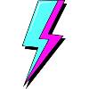 Psychedelic Neon Lightning