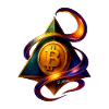 Conception créative Bitcoin et Blockchain