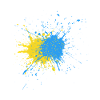 Kreativer Farbschlag Design