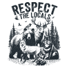 Respect the Locals Animals Forest