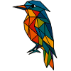 Abstract Geometric Bird