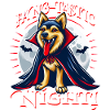 Vampire Dog Fang-tastic Halloween Night