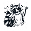 Ghost Raccoon: Boo-tiful Halloween Trouble