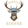 Alpen Hirsch Servus Hirschgeantler Tracht Oktober