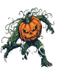 Halloween Pumpkin Monster, Happy Halloween