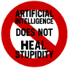 Critical anti-AI print