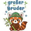 Adventurous raccoon with ranger cap