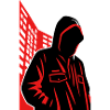 Hoodie Noir City Silhouette