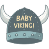 Wikingerbaby-Hornhelm