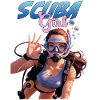 Scuba Girl Diver Design