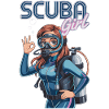 Scuba Girl Diver Design