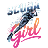 Scuba Girl Diver Design