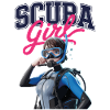 Scuba Girl Diver Design
