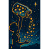 Starry Creativity Night , Motivational Art