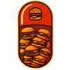 Funny Hamburger Stack Lover Design